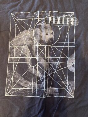 officially licensed Pixies band t-shirt featuring the "Monkey Grid" Doolittle